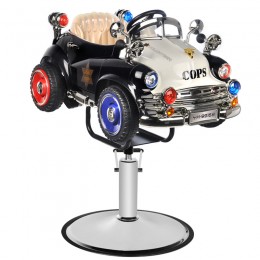 Hairdressing chair for children, police car, B082