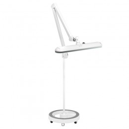 LED workshop lamp Elegante 801-l with tripod, adjustable light intensity, white
