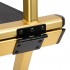 Makeup chair Alu gold