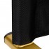 Makeup chair Alu gold