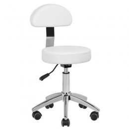Cosmetic pedicure stool 304-P white