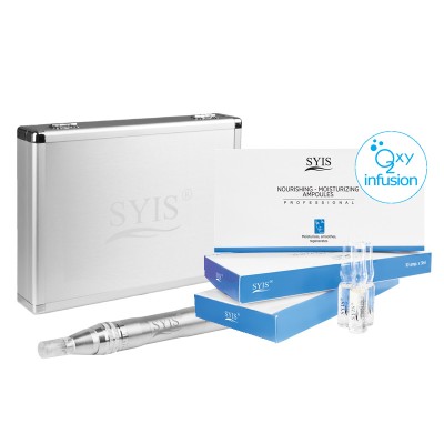 Syis - Microneedle Pen 05 silver + Syis cosmetics Syis - Microneedle Pen 05 silver + Syis cosmetics