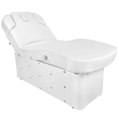 Spa cosmetic couch Azzurro krystal 370-3 4 motors white heated