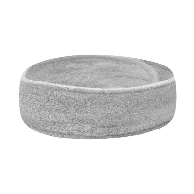 Terrycloth headband gray