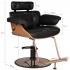 Gabbiano hairdressing chair Florence black Gabbiano hairdressing chair Florence black