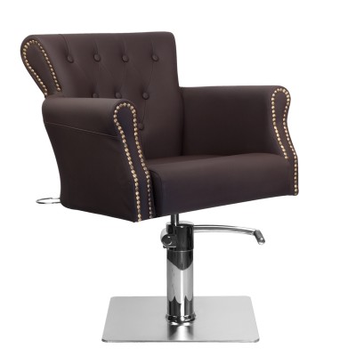 Hair System hairdressing chair BER 8541 brown