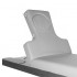 Spa cosmetic couch Azzurro 815B luminous gray wood heated