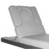 Spa cosmetic couch Azzurro 815B luminous gray wood heated