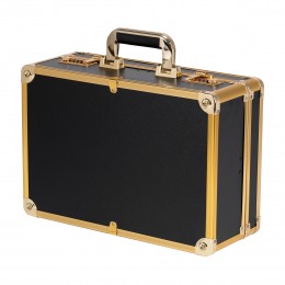 Barber's suitcase gold black