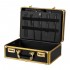 Barber's suitcase gold black