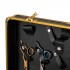 Barber's suitcase gold black