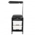 Helper - pedicure stool 16 plus black/white