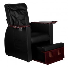 Azzurro 101 black back massage spa pedicure chair