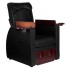 Azzurro 101 black back massage spa pedicure chair