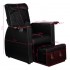 Azzurro 101 black back massage spa pedicure chair