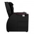 Azzurro 101 black back massage spa pedicure chair