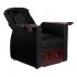 Azzurro 101 black back massage spa pedicure chair