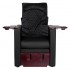 Azzurro 101 black back massage spa pedicure chair