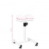 Pedicure footrest 117 white