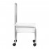 Pedicure shower tray on wheels chrome Pedicure shower tray on wheels chrome