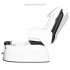 AS-122 white pedicure spa chair with massage function and pump