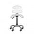 Roll speed cosmetic stool AM-880 white