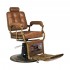 Gabbiano Boss Old Leather Light Brown Barber Chair