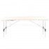 Folding massage table aluminum comfort Activ Fizjo 2 segment cream Folding massage table aluminum comfort Activ Fizjo 2 segment cream