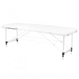 Folding massage table aluminum comfort Activ Fizjo 2 segment white