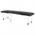 Folding massage table aluminum comfort Activ Fizjo 2 segments black