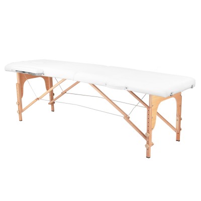 Balance wooden folding massage table 2 segment white Balance wooden folding massage table 2 segment white