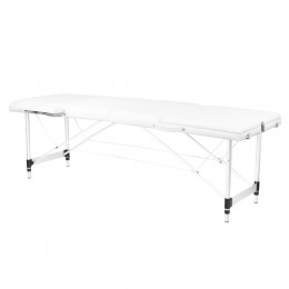 Folding massage table aluminum comfort Activ Fizjo 3 segment white