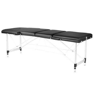 Folding massage table aluminum comfort Activ Fizjo 3 segment black