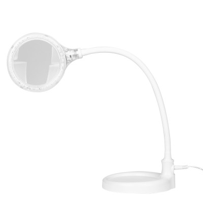 Magnifying lamp Elegante 2014-2r 30 led smd 5d with stand and desk clip