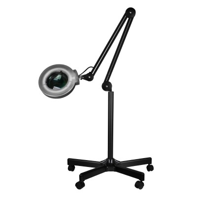 LED magnifying lamp S5 + LED tripod adjustable light intensity black