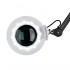 LED magnifying lamp S5 + LED tripod adjustable light intensity black