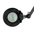LED magnifying lamp S5 + LED tripod adjustable light intensity black