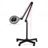 LED magnifying lamp S5 + LED tripod adjustable light intensity black