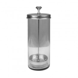 Glass container for disinfecting tools Q5B 621 ml