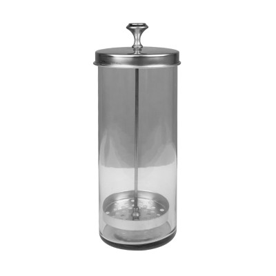 Glass container for disinfecting tools Q5B 621 ml Glass container for disinfecting tools Q5B 621 ml