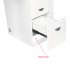 Cosmetic desk 310 with cassette extractor, white, left Cosmetic desk 310 with cassette extractor, white, left