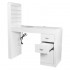 Cosmetic desk 310 with cassette extractor, white, left Cosmetic desk 310 with cassette extractor, white, left