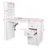 Cosmetic desk 310 with cassette extractor, white, left Cosmetic desk 310 with cassette extractor, white, left