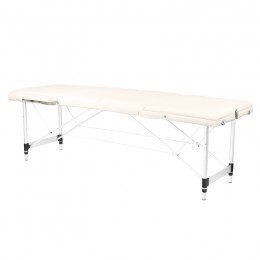 Folding massage table aluminum comfort Activ Fizjo 3 segment cream