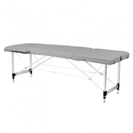 Folding massage table aluminum comfort Activ Fizjo 3 segment gray