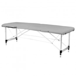 Folding massage table aluminum comfort Activ Fizjo 2 segment gray