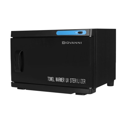 Towel warmer with UV-C sterilizer 16 L black