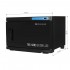 Towel warmer with UV-C sterilizer 16 L black