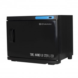 Towel warmer with UV-C sterilizer 23 L black