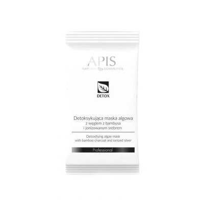 Apis detox algae mask detoxifying with bamboo charcoal and ionized silver 20 g Apis detox algae mask detoxifying with bamboo charcoal and ionized silver 20 g